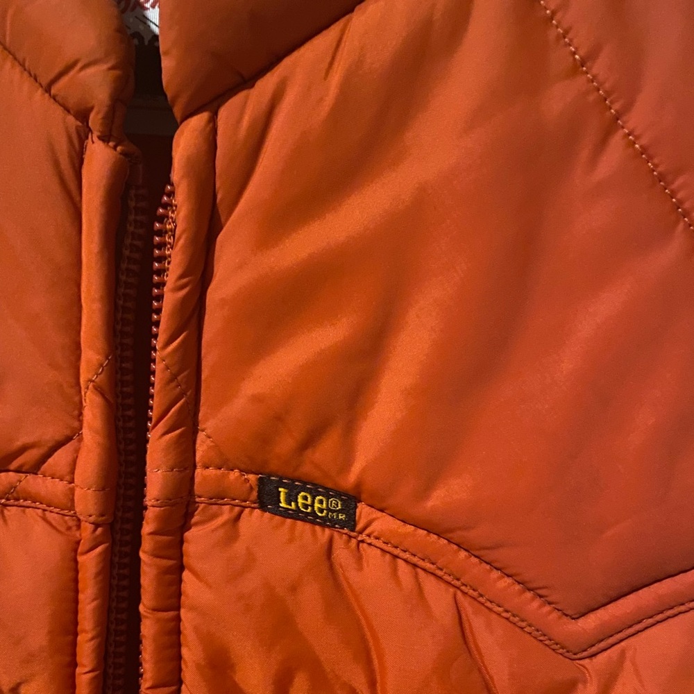Orange Puffer Vest